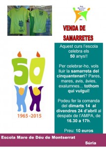 samarretes 50 aniversarid