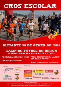 Cartell Cros Begur 2015-2016