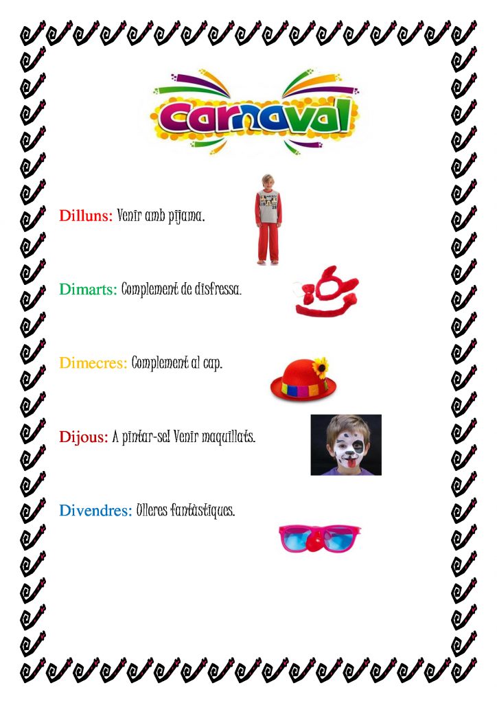 Comsignes de Carnaval