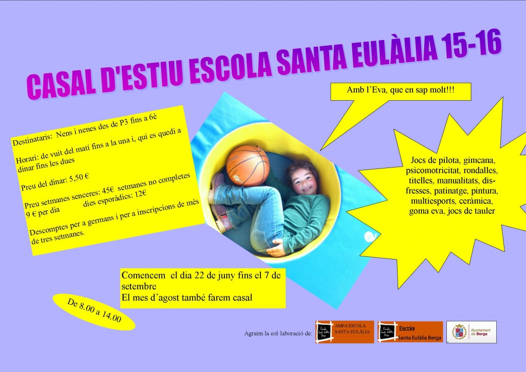CARTELL CASAL ESTIU 15-16