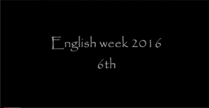  Vídeo English Week 2016
