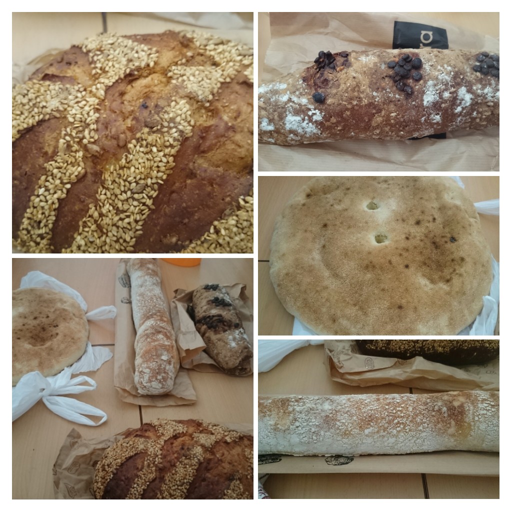 Tastem diferents tipus de pa a segon.