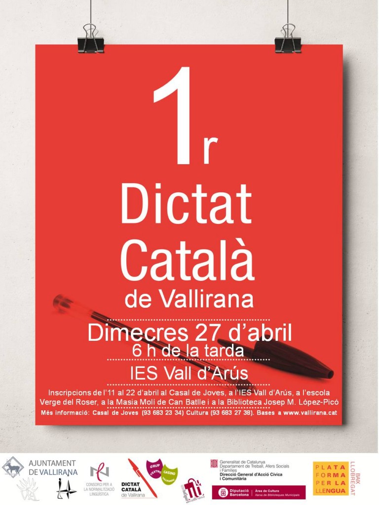 Cartell_2016_DictatCatalà_Vallirana 3
