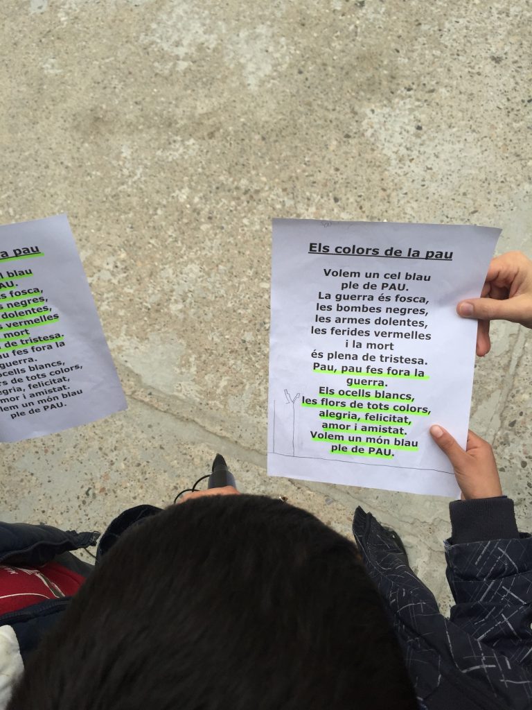 Hem fet poemes en català...