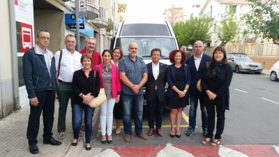 Inauguració ruta bus Alcanar-Ulldecona-La Sénia