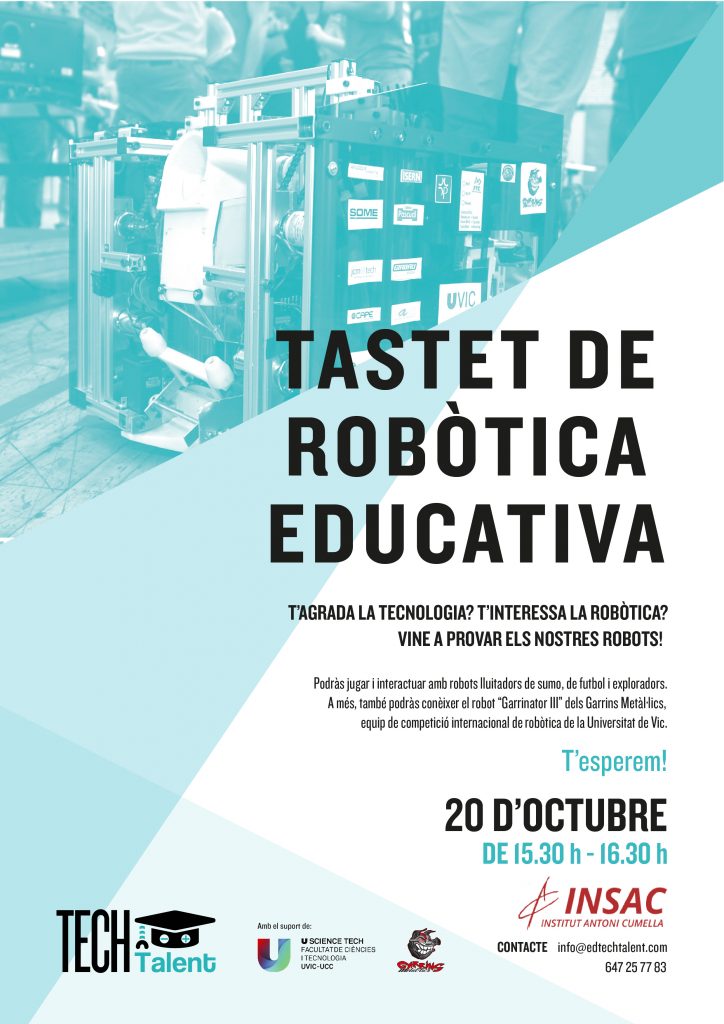 Cartell_tastet_robotica_A4_TechTalent_Cumella-01