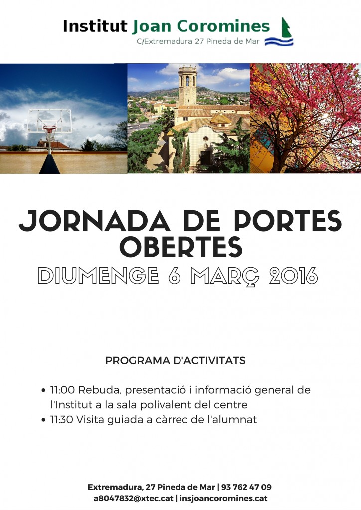 JORNADA DE PORTES OBERTES