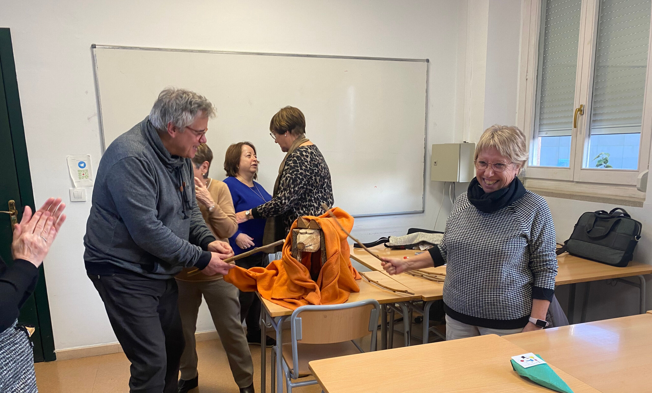 Tió de Nadal Escola d'Adults Valls