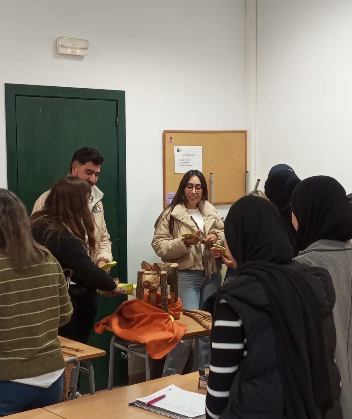 Tió de Nadal Escola d'Adults Valls