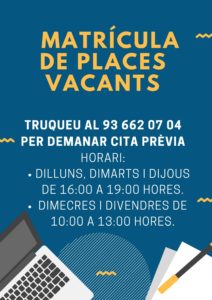 Places vacants CFA Gavà