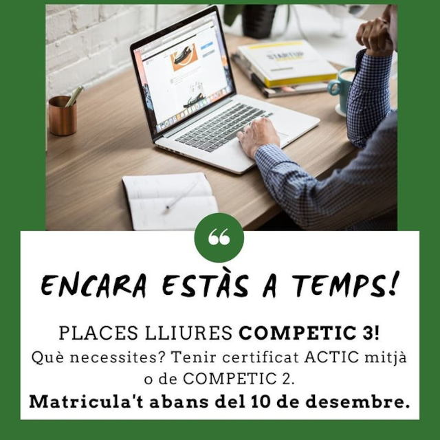 Matrícula del COMPETIC 3