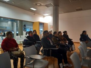 Visita del CFA Gavà a la Biblioteca Josep Soler Vidal