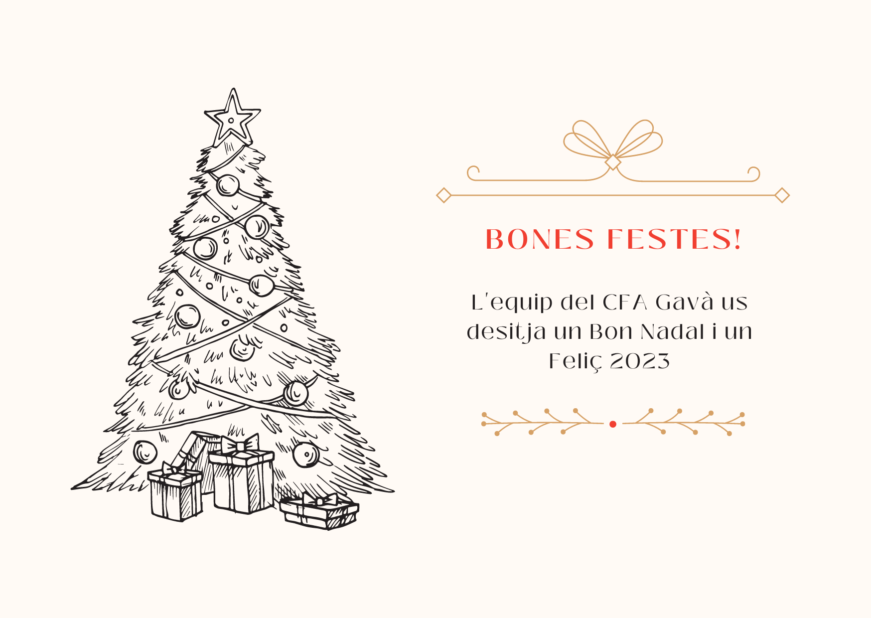 Bon Nadal (CFA Gavà)