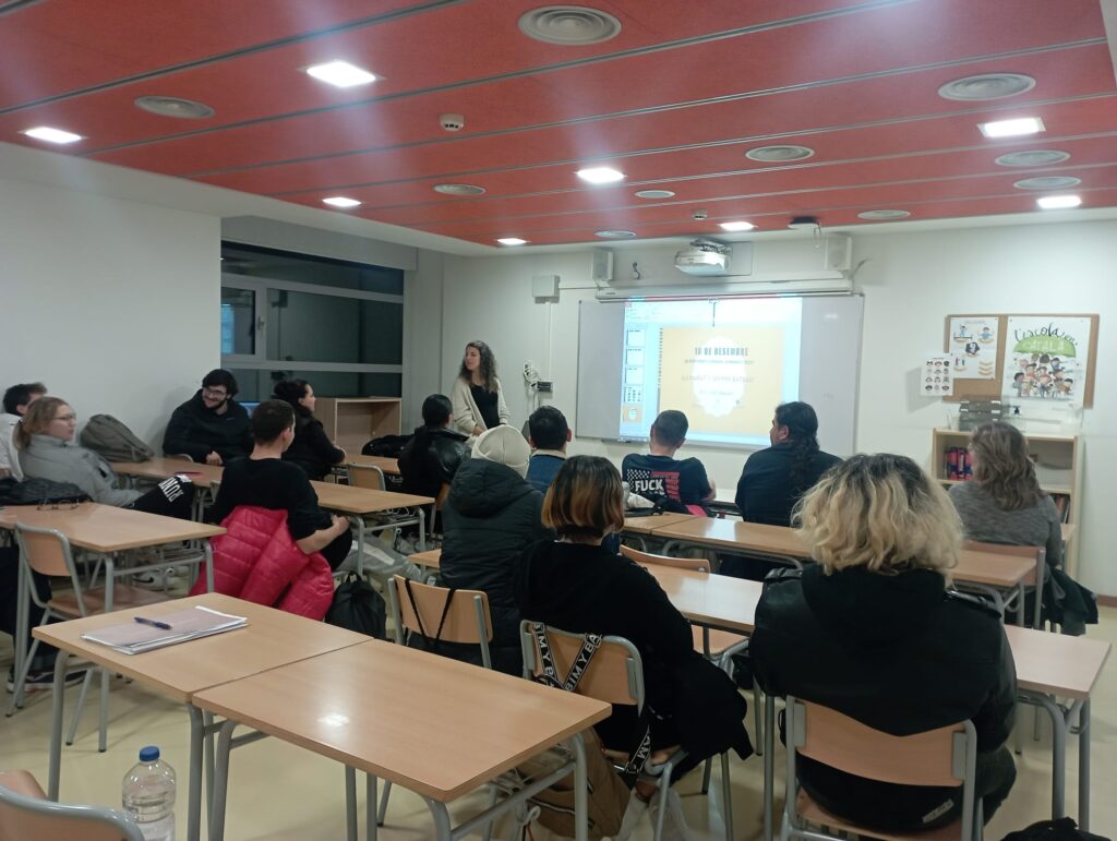 Xerrada de la Marató de TV3 al CFA Gavà