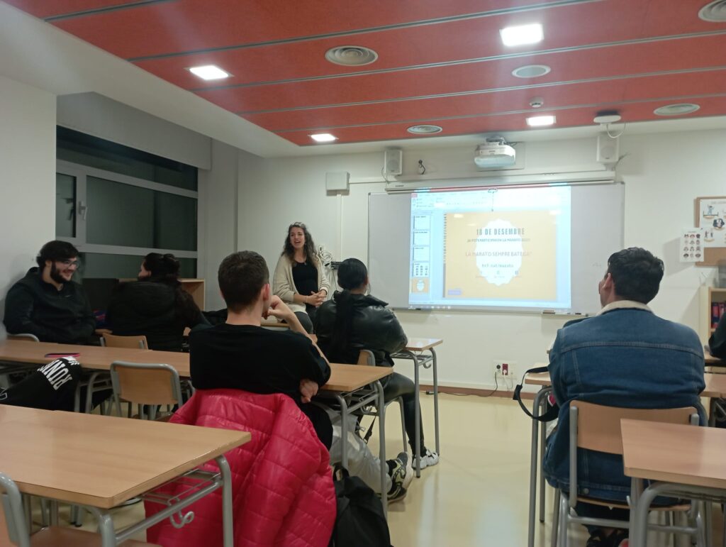 Xerrada de la Marató de TV3 al CFA Gavà