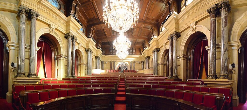 Visita al Parlament de Catalunya