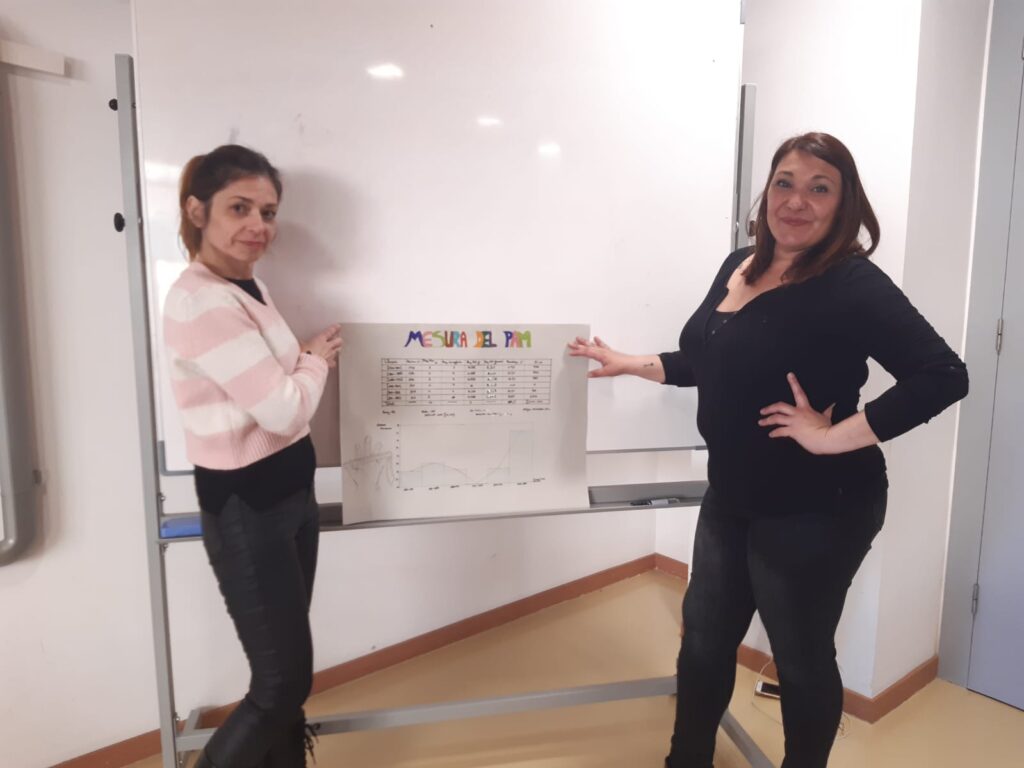 Alumnes del GES 2 del CFA Gavà i mesures estadístiques