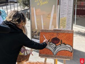 Panera de llavors presentada a la Fira d'Espàrrecs de Gavà