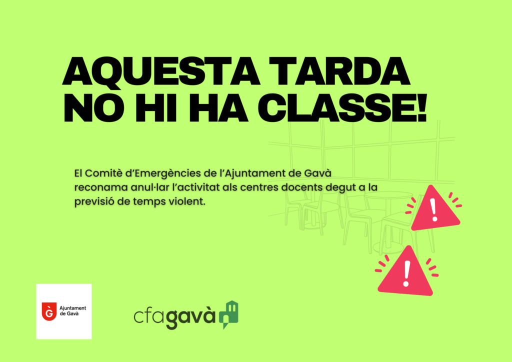 Anul·lem les classes