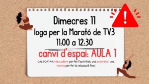 Canvi d'espai del ioga de la Marató