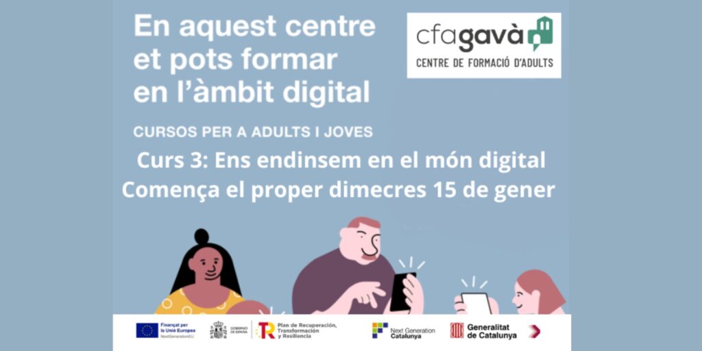 Inici del curs 3 de l’aula de capacitació digital