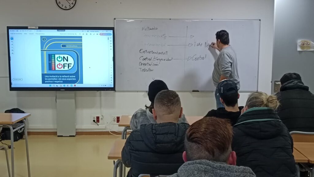 Taller de l'activitat Controles? al CFA Gavà