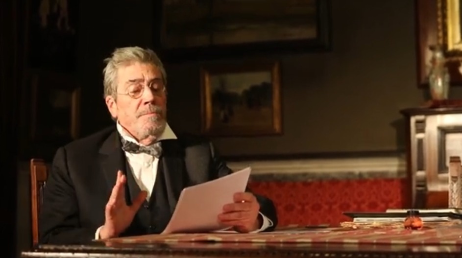 Bàner de l'activitat d'Àngel Guimerà al CFA Gavà de Lletres a les Aules de l'ILC