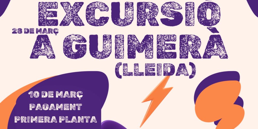 Bàner sortida a Guimerà