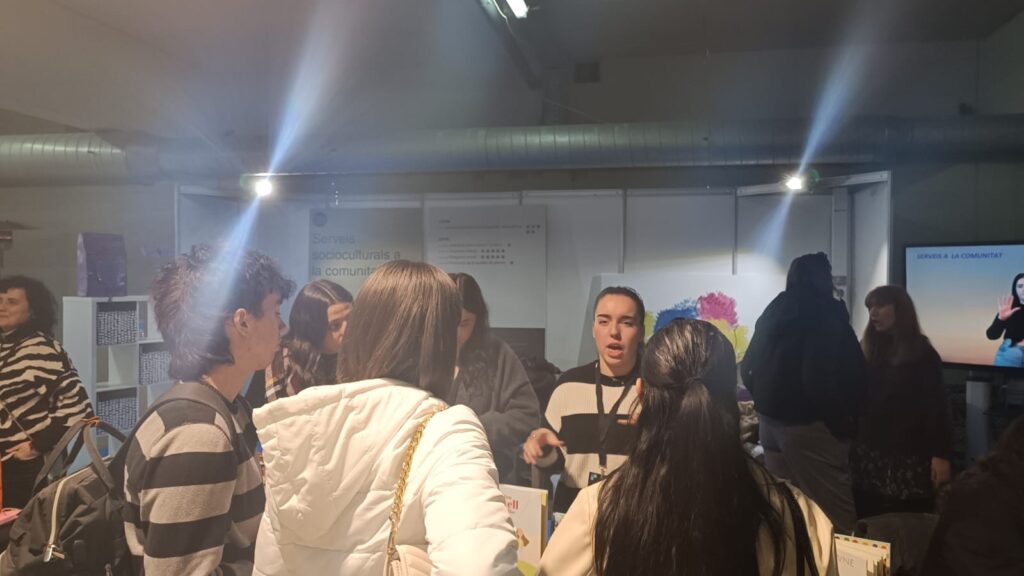 Alumnat del CFA Gavà a la fira FP