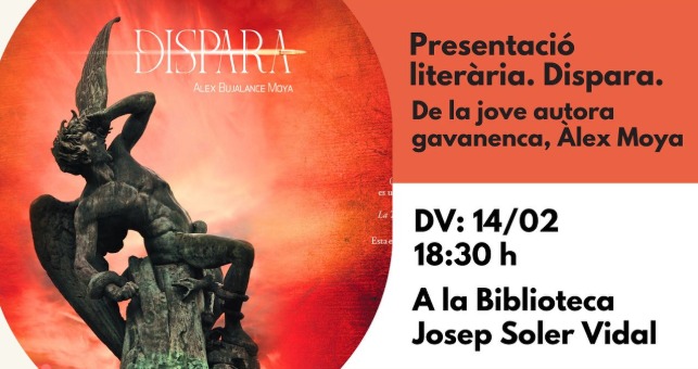 Cartell presentació llibre Alex Moya