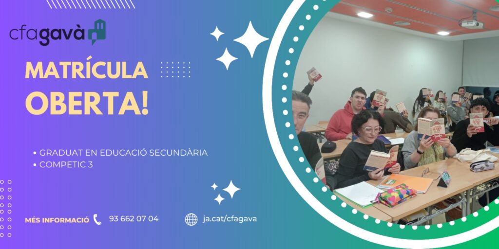 Bàner: matrícula oberta per al GESO i COMPETIC 3 al CFA Gavà