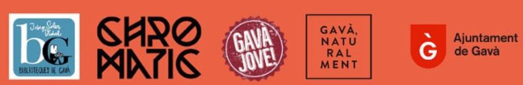 Patrocinadors del llibre: Chromatic, Gavà Jove, Gavà Naturalment, Ajuntament de Gavà