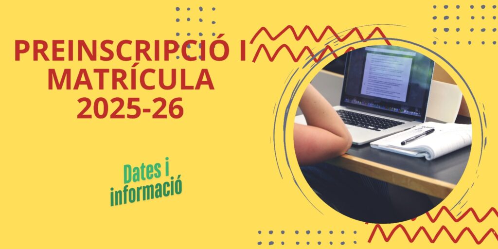 Bàner preinscripció i matrícula 2025-2026 CFA Gavà