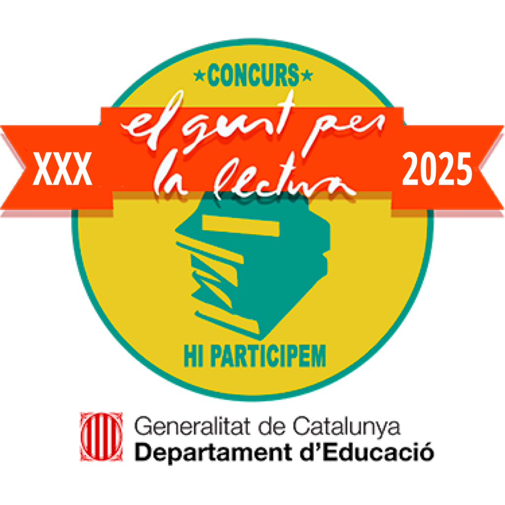 Logo 2025 de "el gust per la lectura". El CFA hi participa
