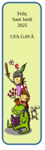 Punt de llibre de l'alumnat de COMPETIC inicial pel Sant Jordi del CFA Gavà 2025