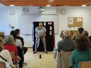 The Tale Teller en una escena de l'obra The Legend of King Arthur al CFA Gavà