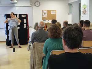 The Tale Teller en una escena de l'obra The Legend of King Arthur al CFA Gavà