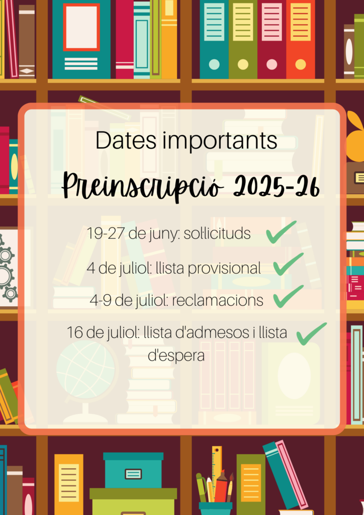 Seguiment de la preinscripció