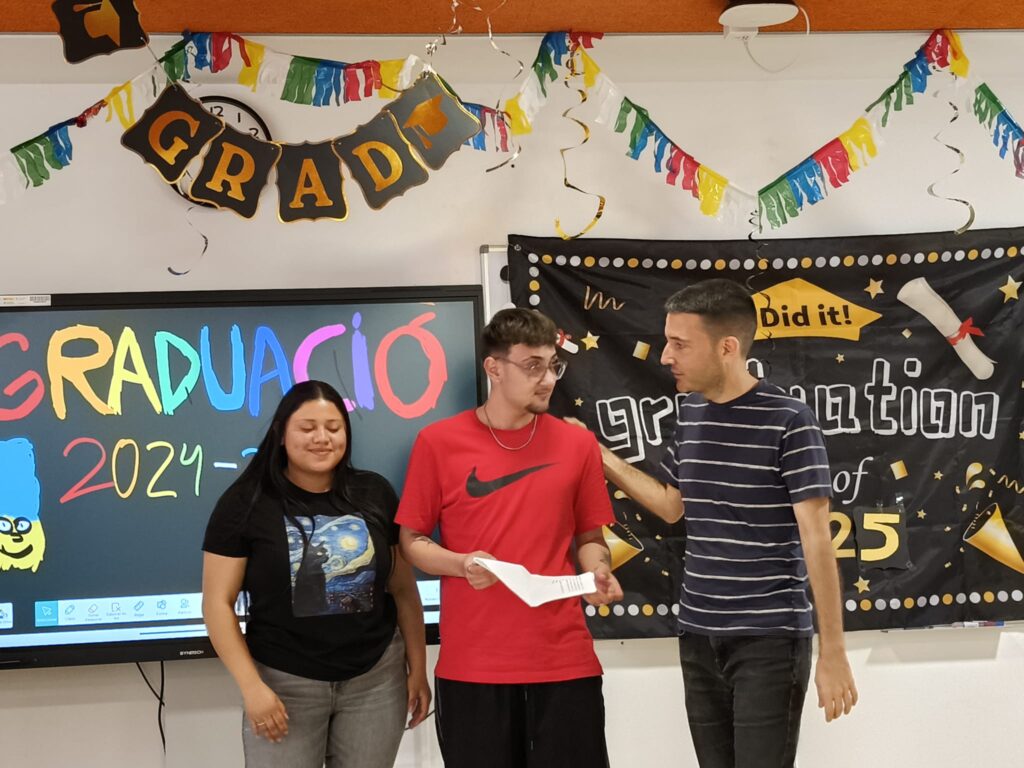 Moments de l'acte de graduació del GESO promoció 2023