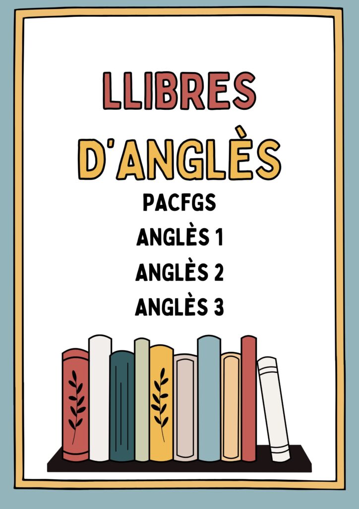 Banner llibres d'anglès per al curs 2025-2026