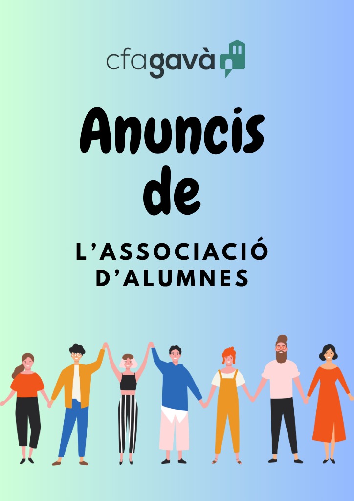 Bàner: anunci de l'Associació d'Alumnes