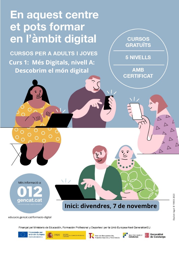 Iniciem el curs de l’aula de capacitació digital