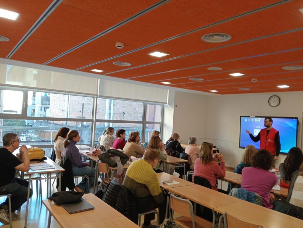 Alumnes a l'activitat de Dietètica i Nutrició