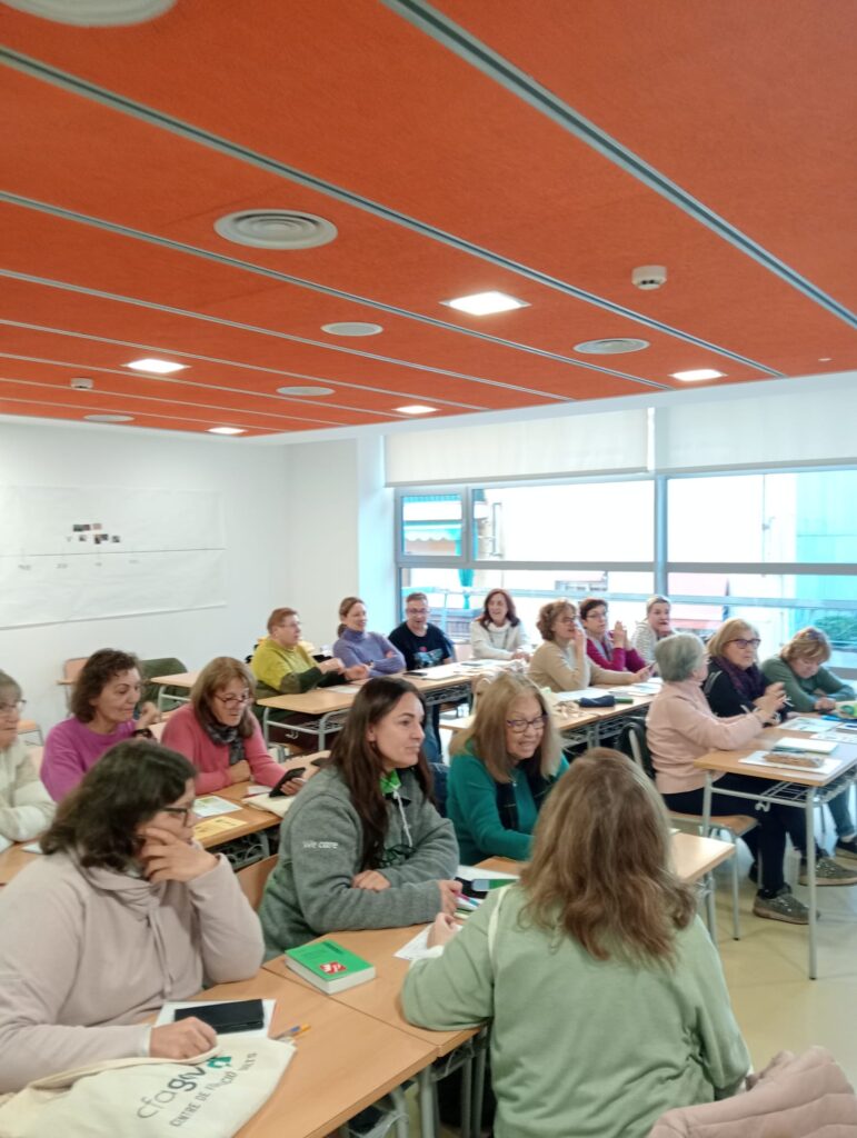 Alumnes a l'activitat de Dietètica i Nutrició