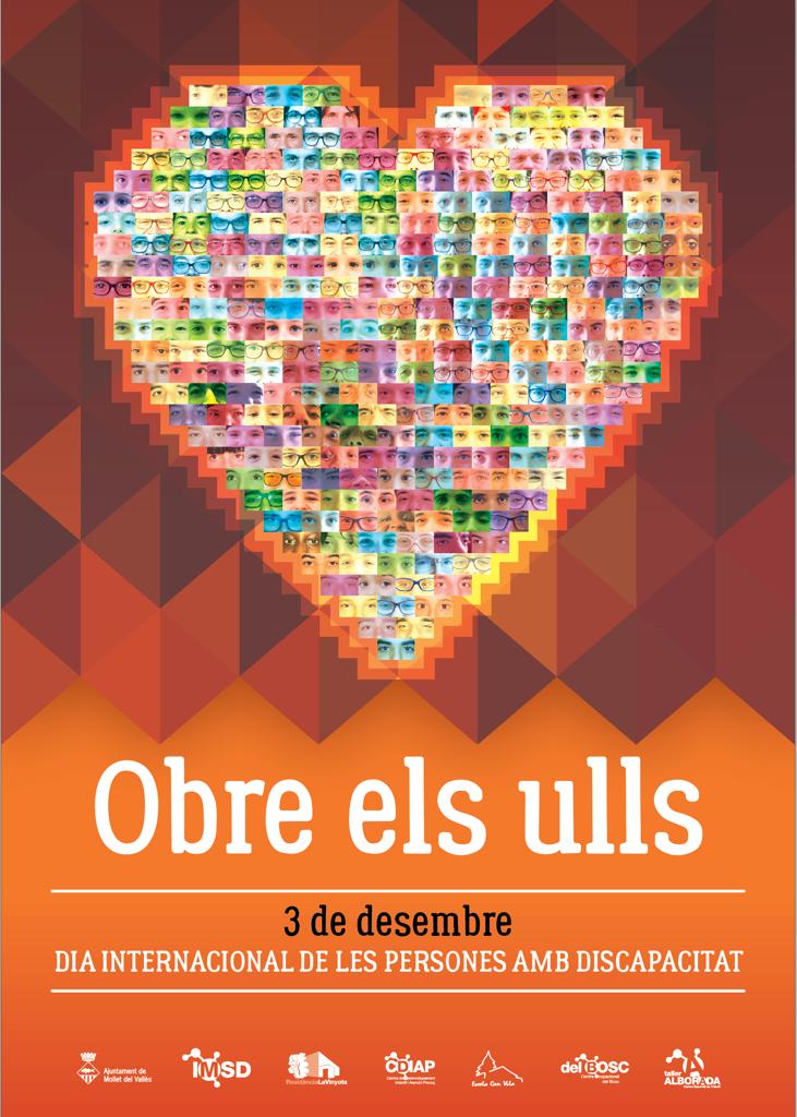 Dia de les persones amb discapacitat: 3 de Desembre 2019.
