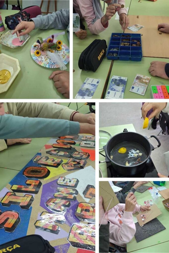 AL CENTRE FEM PLÀSTICA, COSIM, CUINEM, ENDRECEM...