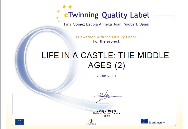 Fina Life in a Castle National quality label