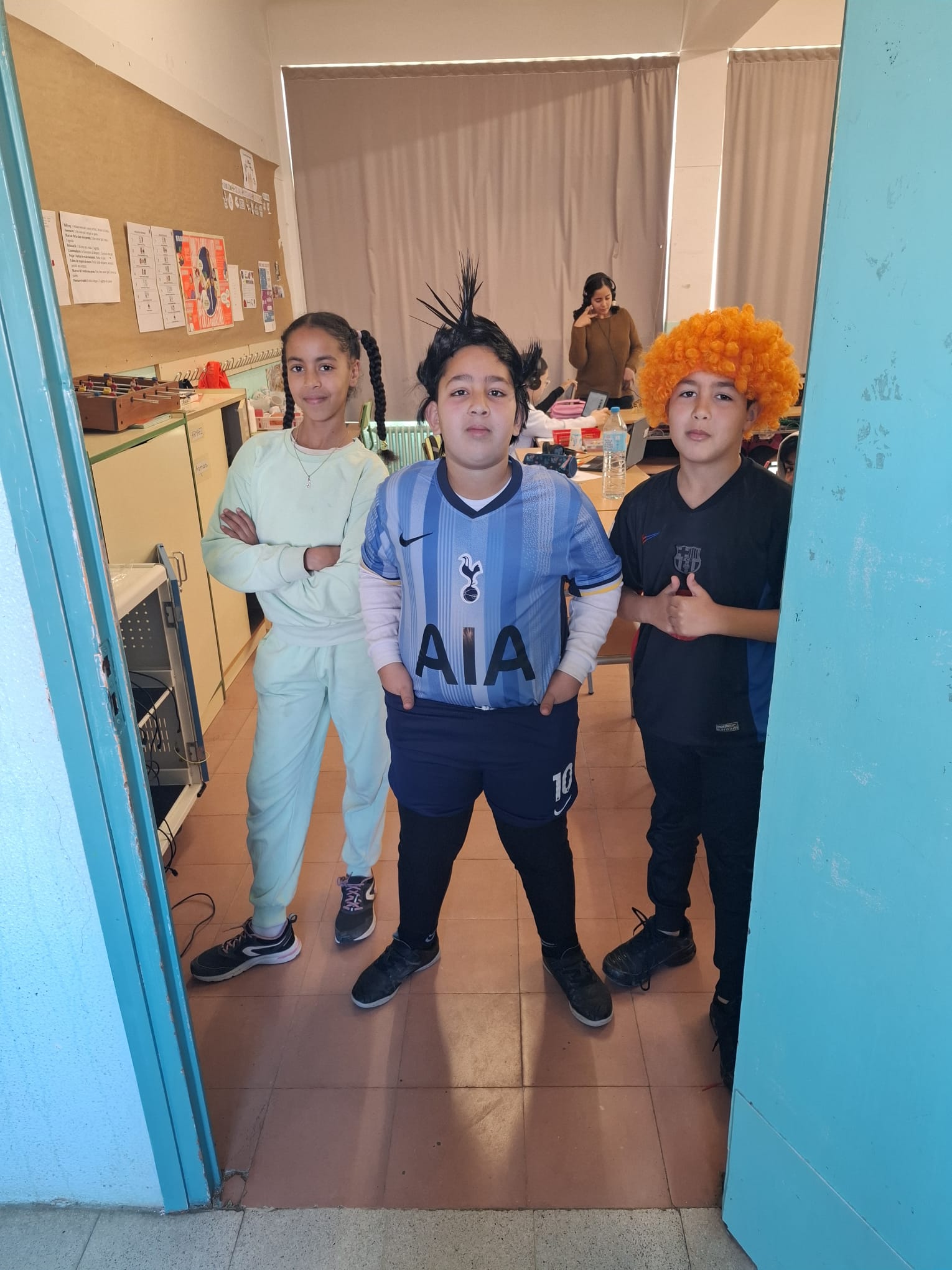 6è amb pentinats divertits