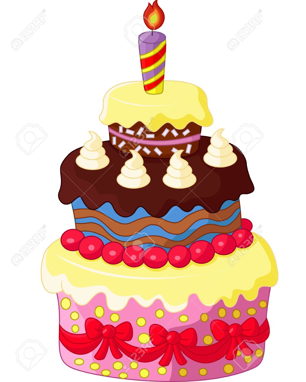 45091493-torta-de-cumpleaños-de-dibujos-animados