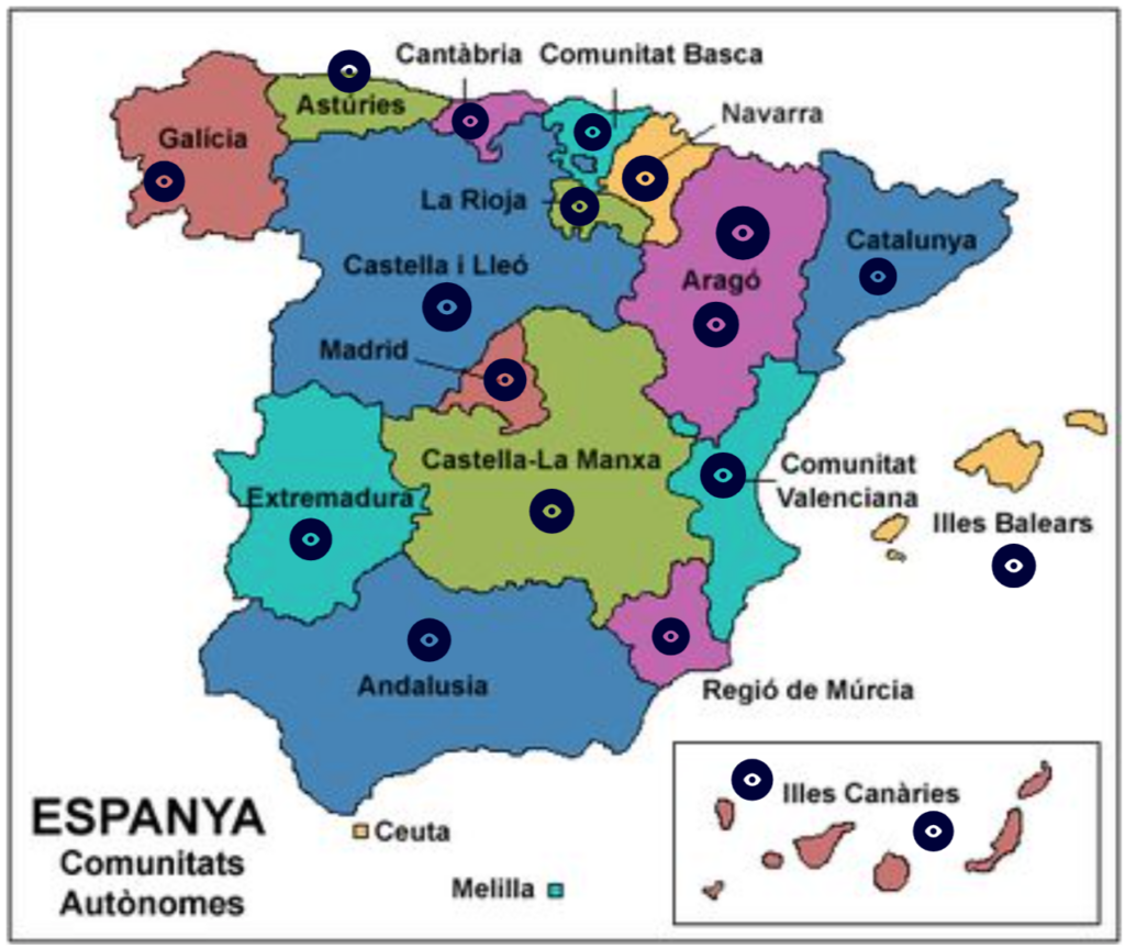 Mapa interactiu de les músiques d'Espanya